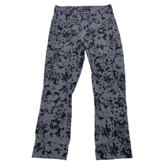 LULULEMON In Movement Crop Everlux 19" Efflorescent Nebula Black 4 - Picture 5 of 8